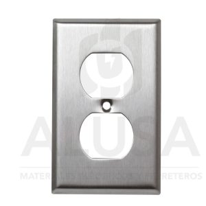 PLACA Para TOMA DOBLE METALICA 97101 EAGLE